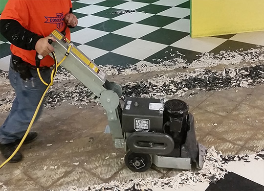 Floor removeing