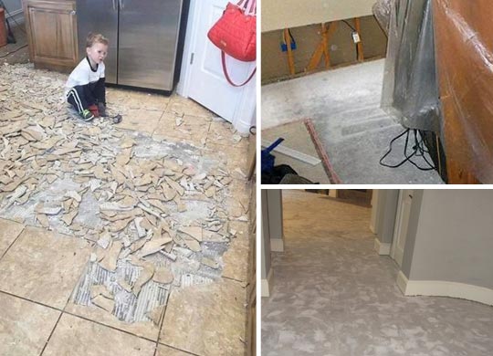 Professional tile removal service by tilebuster USA